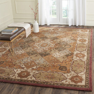 Safavieh Heritage Rug Collection HG917A - Rust / Ivory