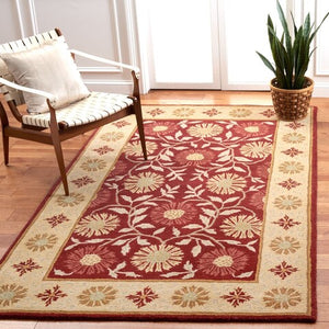 Safavieh Heritage Rug Collection HG970A - Red / Beige