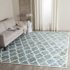 Safavieh Himalaya Rug Collection HIM121C - Turquoise / Ivory