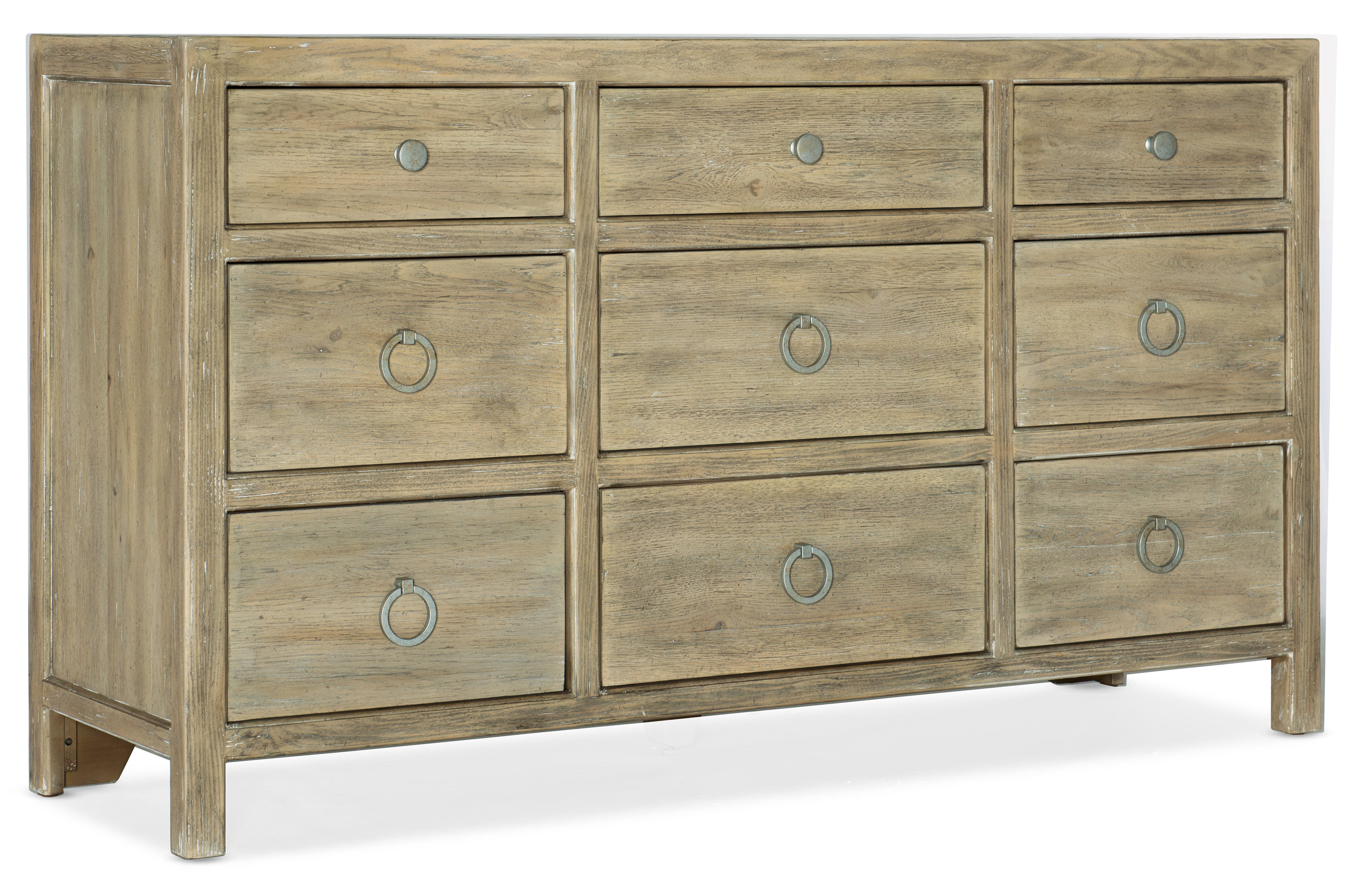 Surfrider Nine-Drawer Dresser | Hooker Furniture - 6015-90202-80 Surfrider Nine-Drawer Dresser | Hooker Furniture - 6015-90202-80