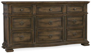 Williamson Nine-Drawer Dresser | Hooker Furniture - 5960-90002-MULTI