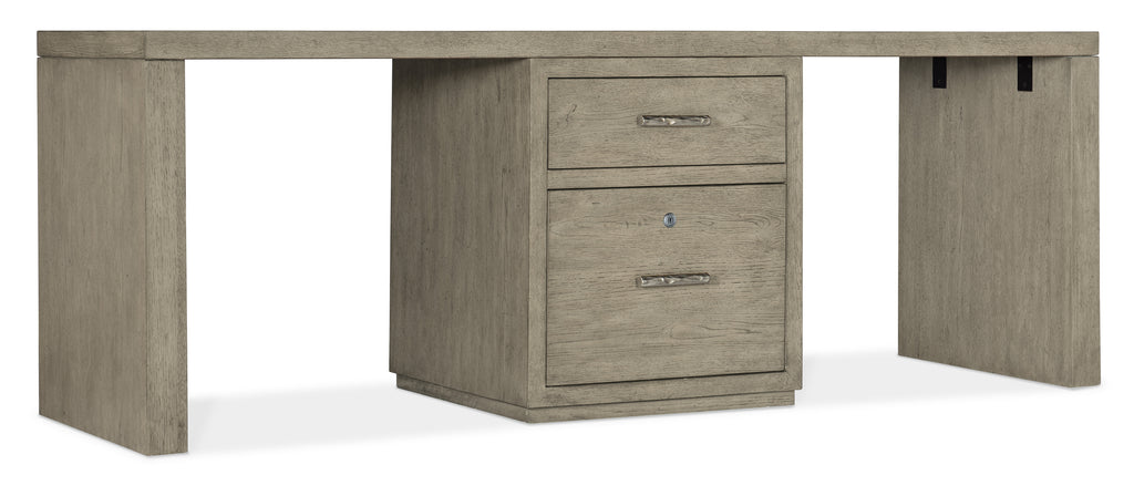 Linville Falls 84" Desk with One Centered File | Hooker Furniture - 6150-10914-85
