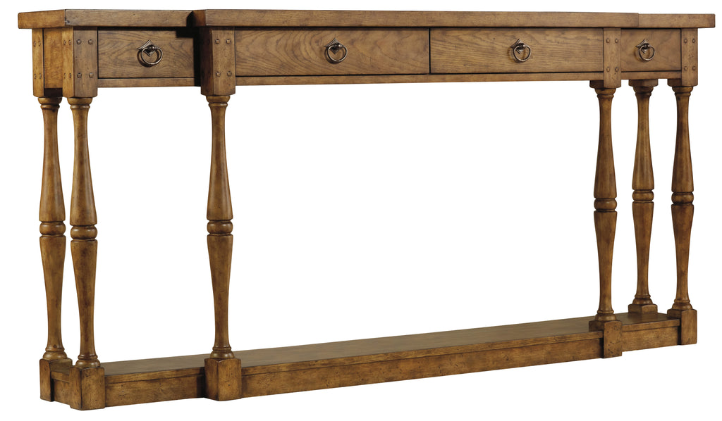 Sanctuary Four-Drawer Thin Console - Drift | Hooker Furniture - 3001-85001