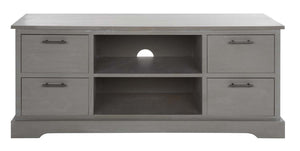 Safavieh Filbert 4 Drawer Media Stand - White Wash Grey