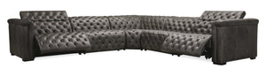 Savion Grandier 5 pc Sectional w/2 PWR Recline PWR Headrest | Hooker Furniture - SS434-G5PS-096