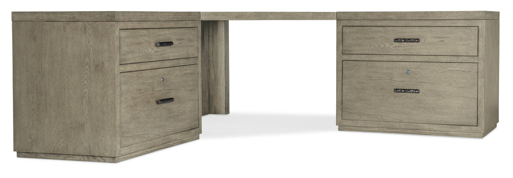 Linville Falls Corner Desk with Two Lateral Files | Hooker Furniture - 6150-10938-85