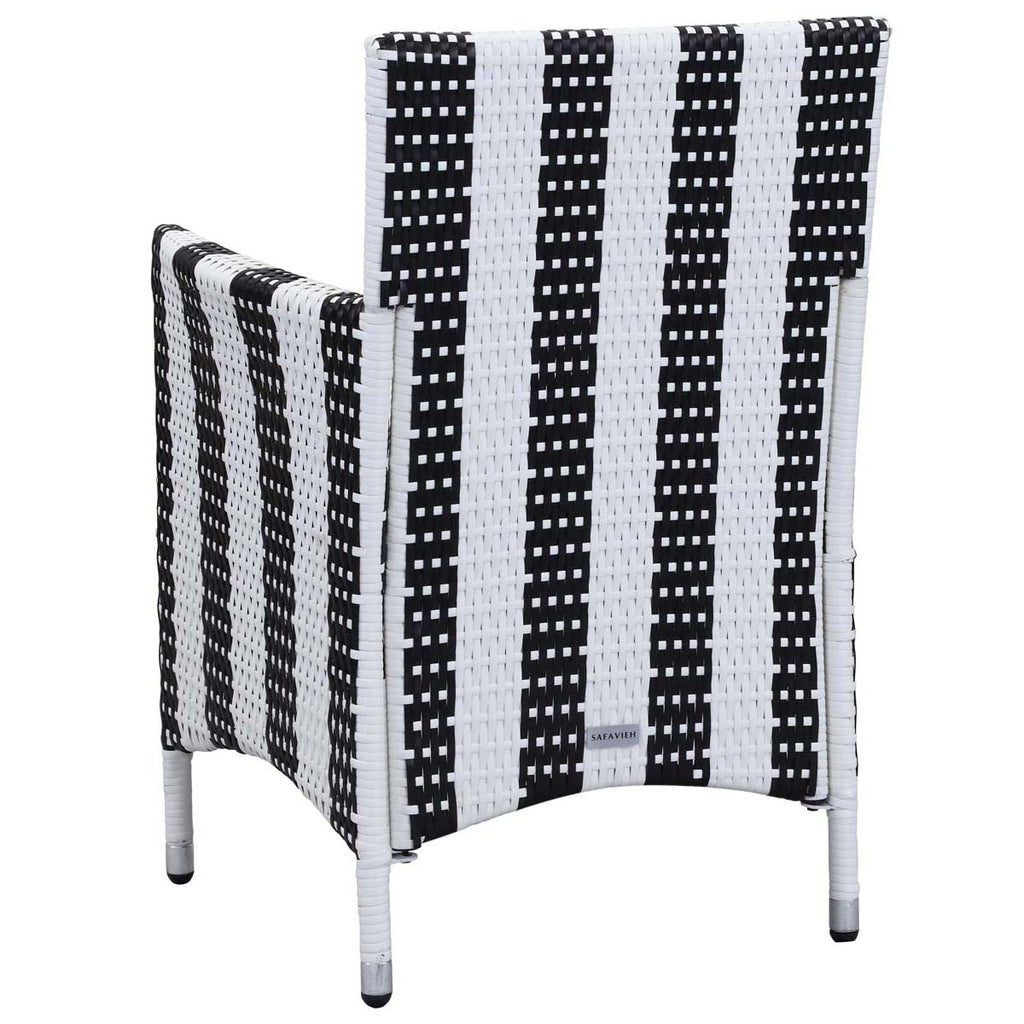 Safavieh Kendrick Chair - Black/White (Set of 2)