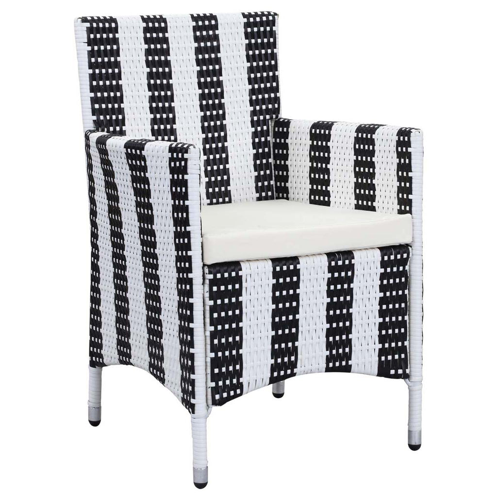 Safavieh Kendrick Chair - Black/White (Set of 2)