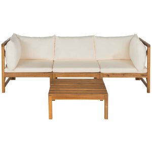 Safavieh Lynwood Modular Outdoor Sectional - Natural/Beige