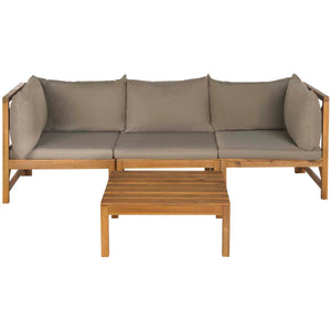 Safavieh Lynwood Modular Outdoor Sectional - Natural/Taupe