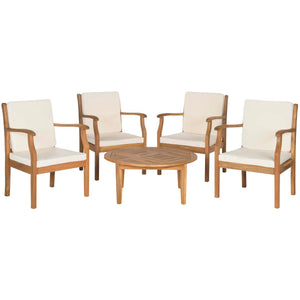 Safavieh Colfax 5 Pc Coffee Set - Natural/Beige
