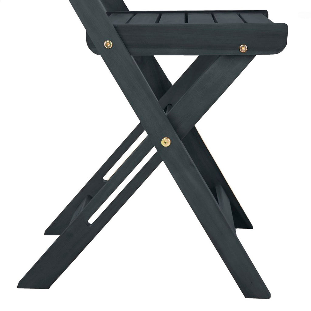 Safavieh Gallo Balcony Bistro Set - Dark Slate Grey