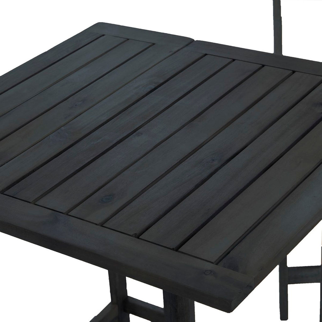 Safavieh Gallo Balcony Bistro Set - Dark Slate Grey