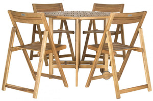 Safavieh Kerman Table And 4 Chairs - Natural