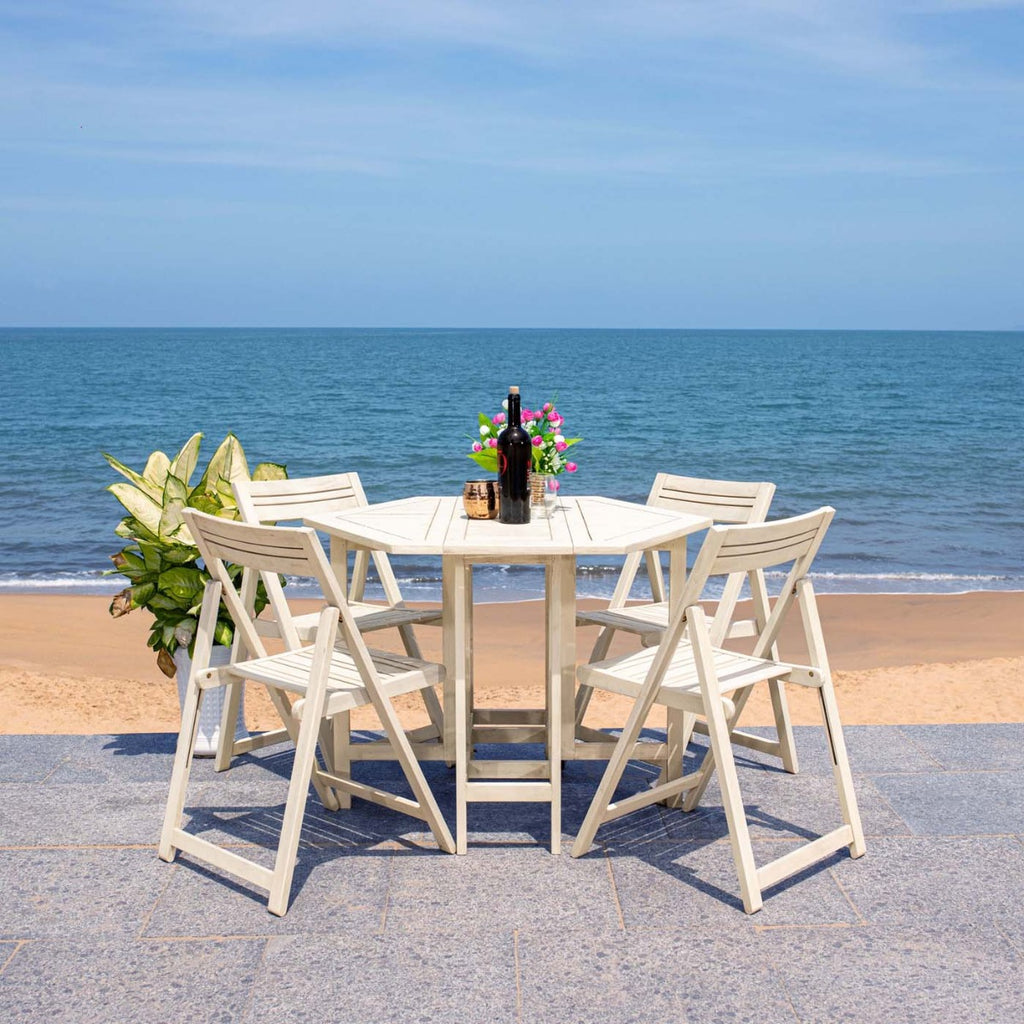 Safavieh Kerman Table / Chair Set - White