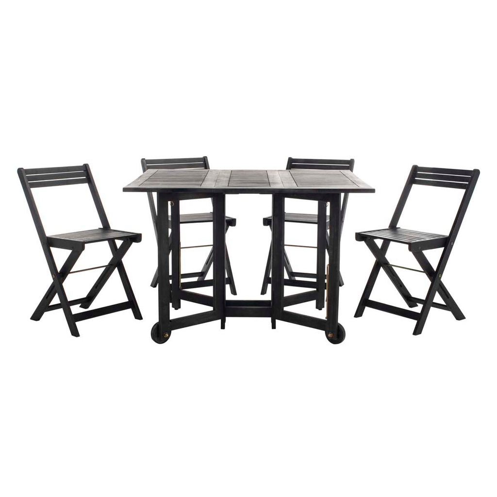 Safavieh Arvin Table And 4 Chairs - Black