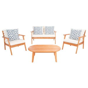 Deacon 4 Pc Living Set | Safavieh  - PAT7050