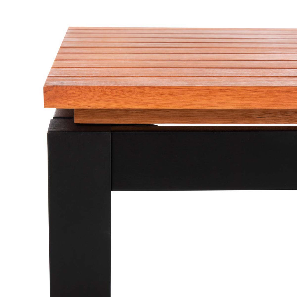 Safavieh Fristal 3 Pc Living Set - Natural/ Black Leg/ Beige