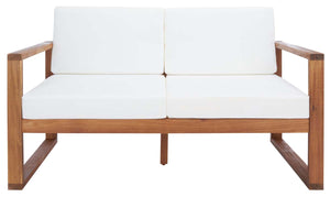 Safavieh Emiko Outdoor Bench - Natural / Beige