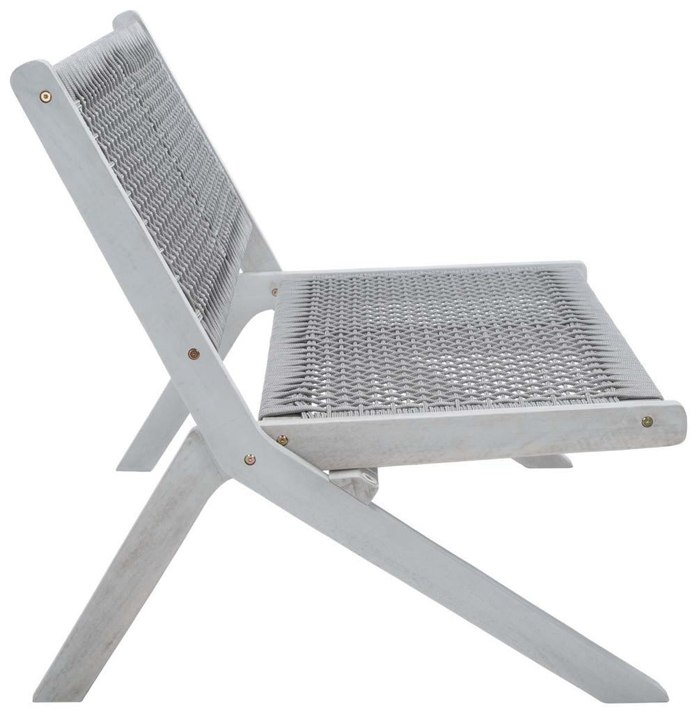 Safavieh Kobina Outdoor Bench - Grey/Grey Rope