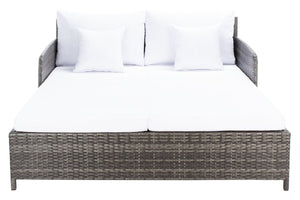 Safavieh Cadeo Daybed - Grey Brown / White