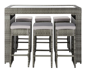 Safavieh Horus Dining Set - Grey/Grey
