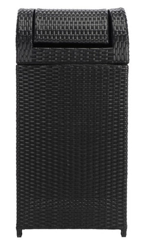Safavieh Serapis Trash Bin - Black