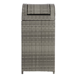 Safavieh Serapis Trash Bin - Grey