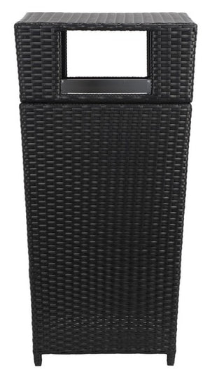 Safavieh Mazeli Trash Bin - Black