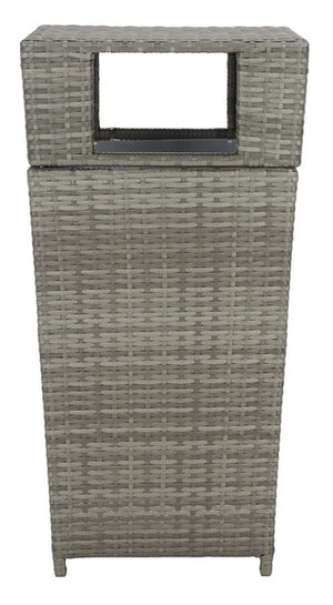 Safavieh Mazeli Trash Bin - Grey