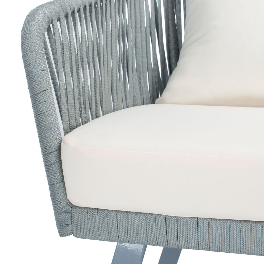 Safavieh Jorda 4Pc Rope Living Set - Grey/Beige