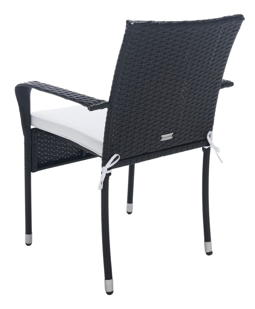 Safavieh Laina Bistro Set - Black / White