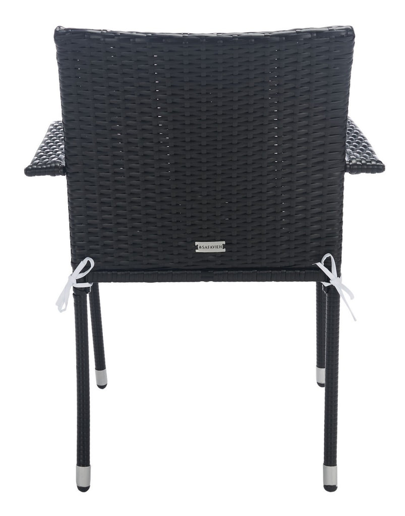 Safavieh Laina Bistro Set - Black / White