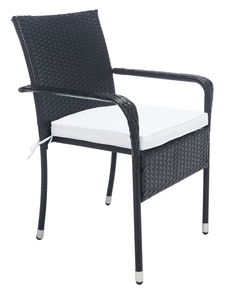 Safavieh Laina Bistro Set - Black / White
