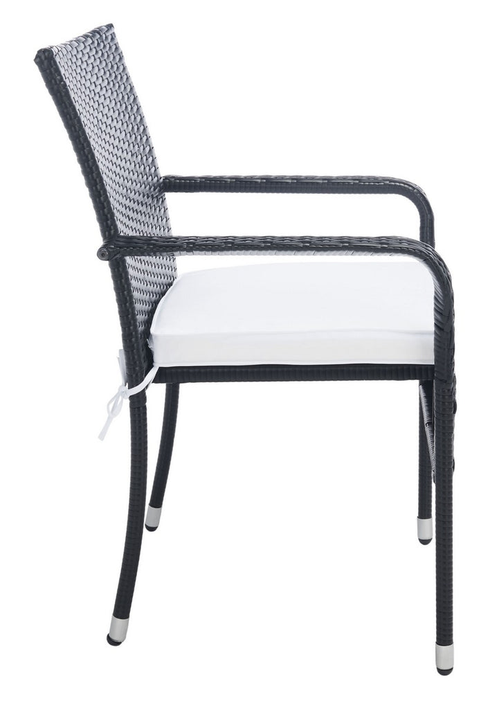 Safavieh Laina Bistro Set - Black / White