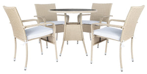 Safavieh Laina Bistro Set - Beige / White