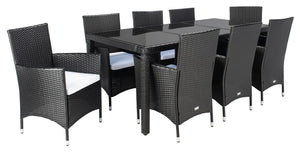 Safavieh Hailee Dining Set - Black / White