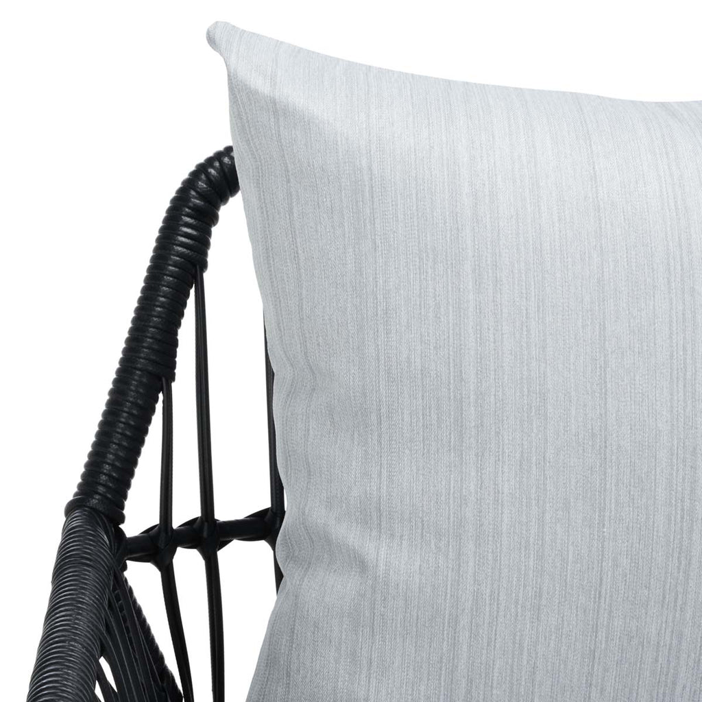 Safavieh Londyn 3Pc Lounge Set - Black / Grey