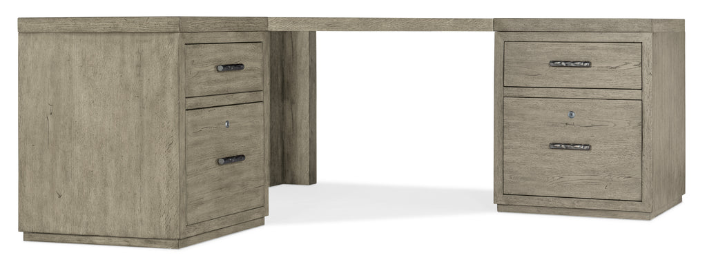 Linville Falls Corner Desk with Two Files | Hooker Furniture - 6150-10934-85
