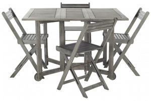 Safavieh Arvin Table And 4 Chairs - Grey Wash