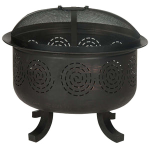 Safavieh Negril Fire Pit - Copper/Black