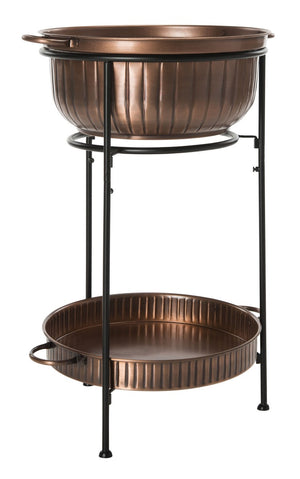 Naka Beverage Tub W/Stand  | Safavieh - PIT2006
