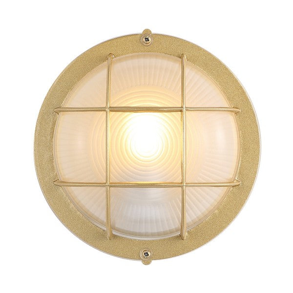 Safavieh Elson Outdoor Wall Sconce - Gold (Set of 2)
