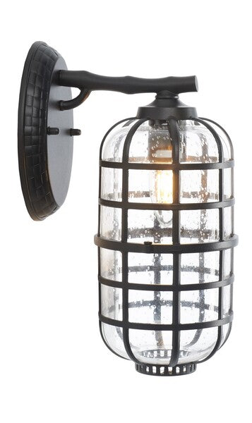 Safavieh Rigel Outdoor Wall Sconce - Black (Set of 2)