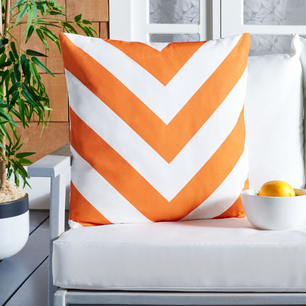 Safavieh Kadyn Outdoor Pillow  - Orange