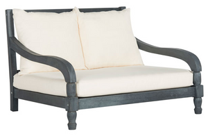 Safavieh Pomona Lounger - Ash Grey/Beige