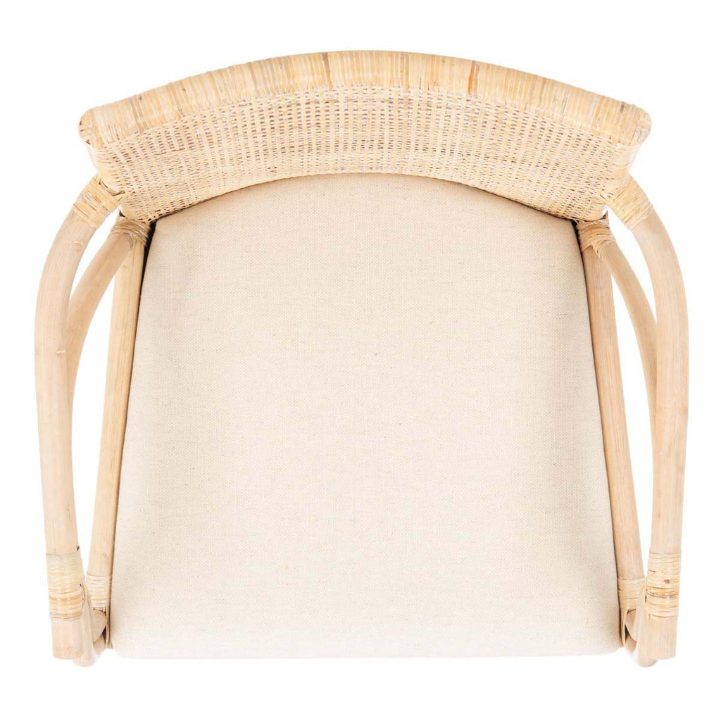 Safavieh Gianni Arm Chair - Natural White Wash