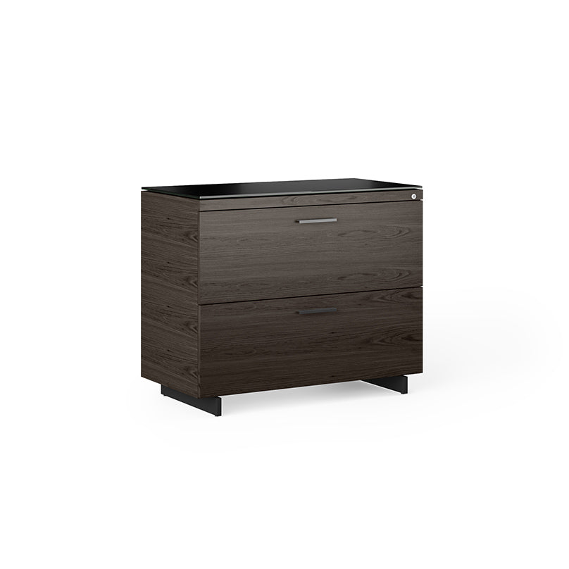 Sequel 6116 Charcoal Lateral Locking File Cabinet | BDI Furniture