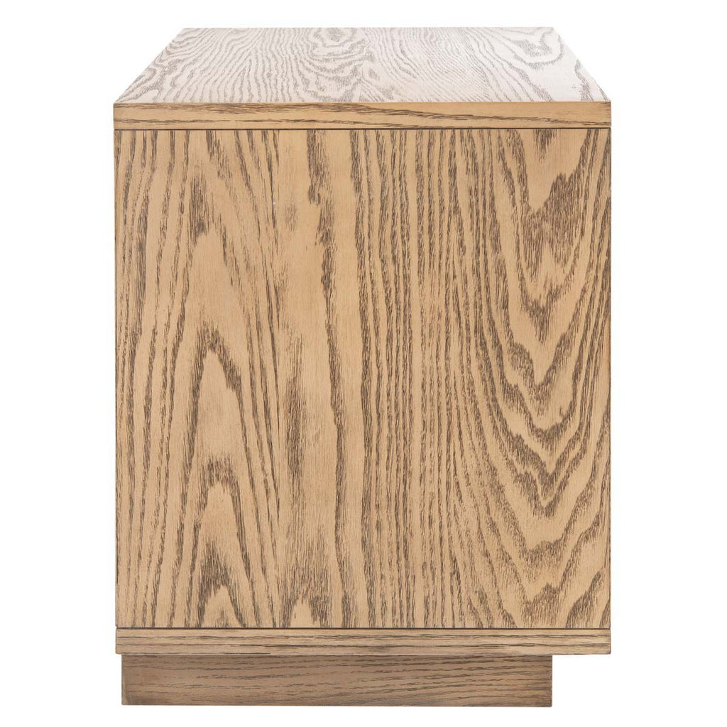 Safavieh Couture Holt 3 Drawer Nightstand - Brown