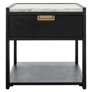 Safavieh Couture Adeline 1 Drawer Nightstand - Black